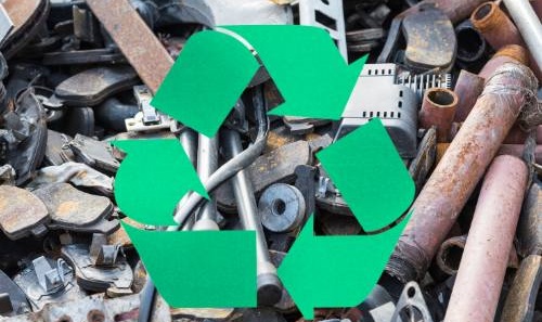 Recycled scrap metal